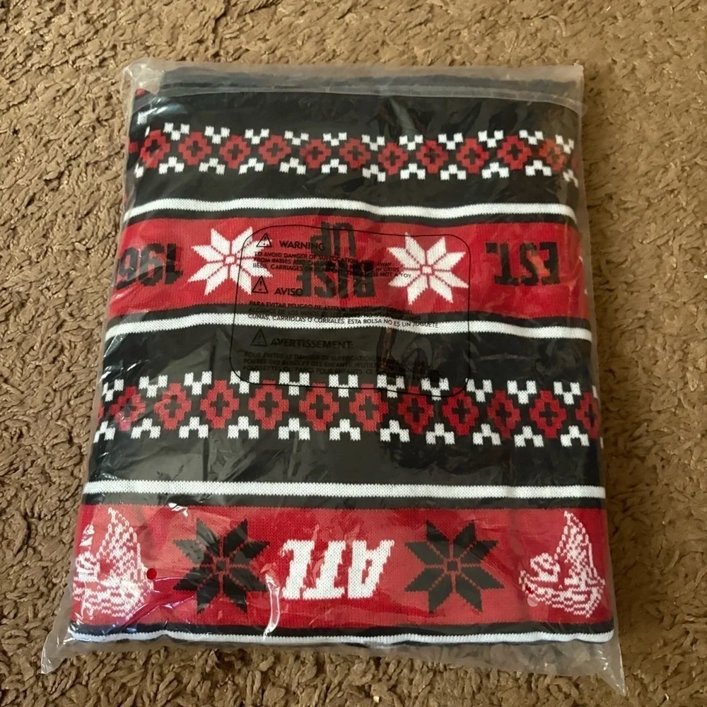 Atlanta Falcons Ugly Christmas Sweater NEW XXL FOCO NFL Red Black Football